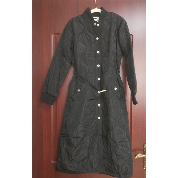TORY BURCH Women's Long Black Down Coat - Picture 1 of 6